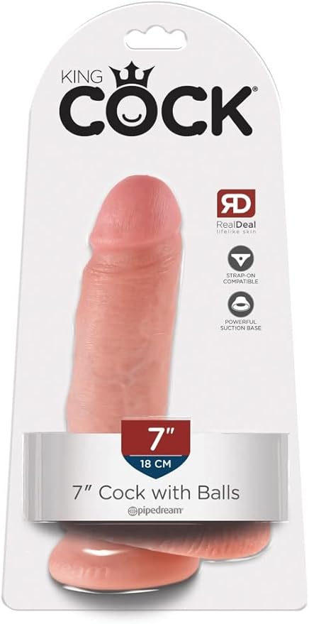 Pipedream King Cock 7" With Balls
