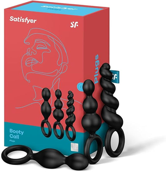 Satisfyer Booty Call - Black Butt Plugs 3Pack