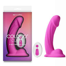 Colours Curve 6" vibrating dildo