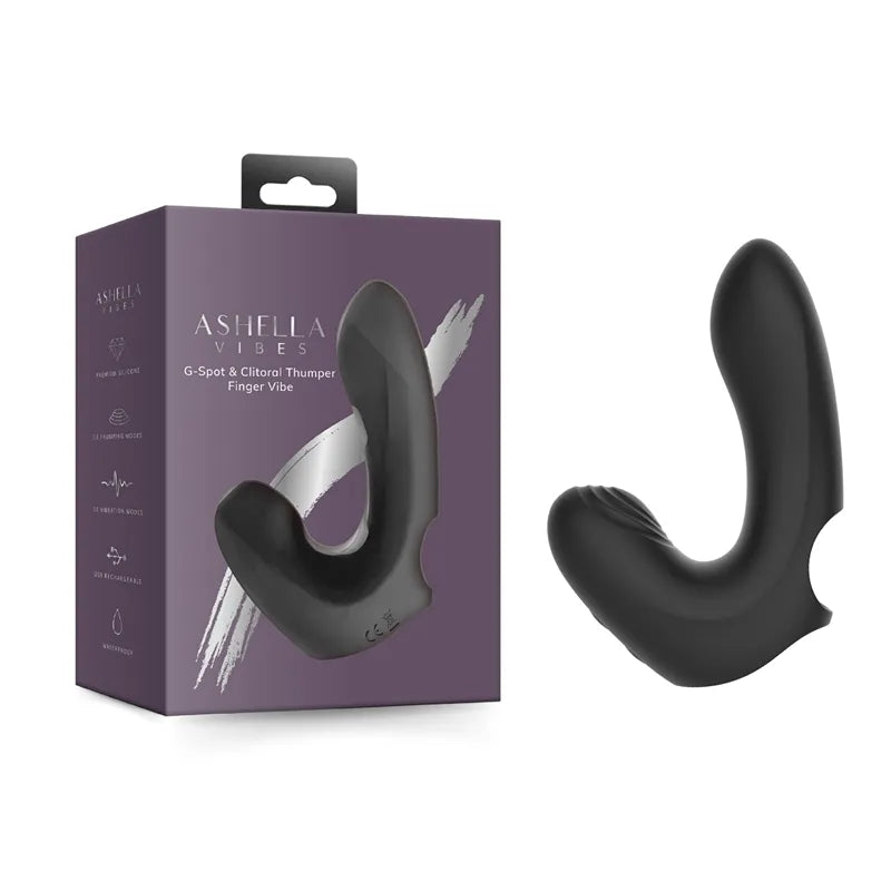 Ashella Vibes G-spot & clitoral thumper Finger Vibe