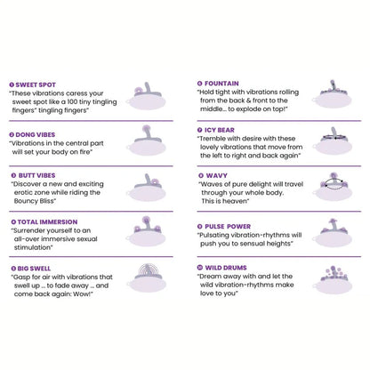Bouncy Sit On Vibrator