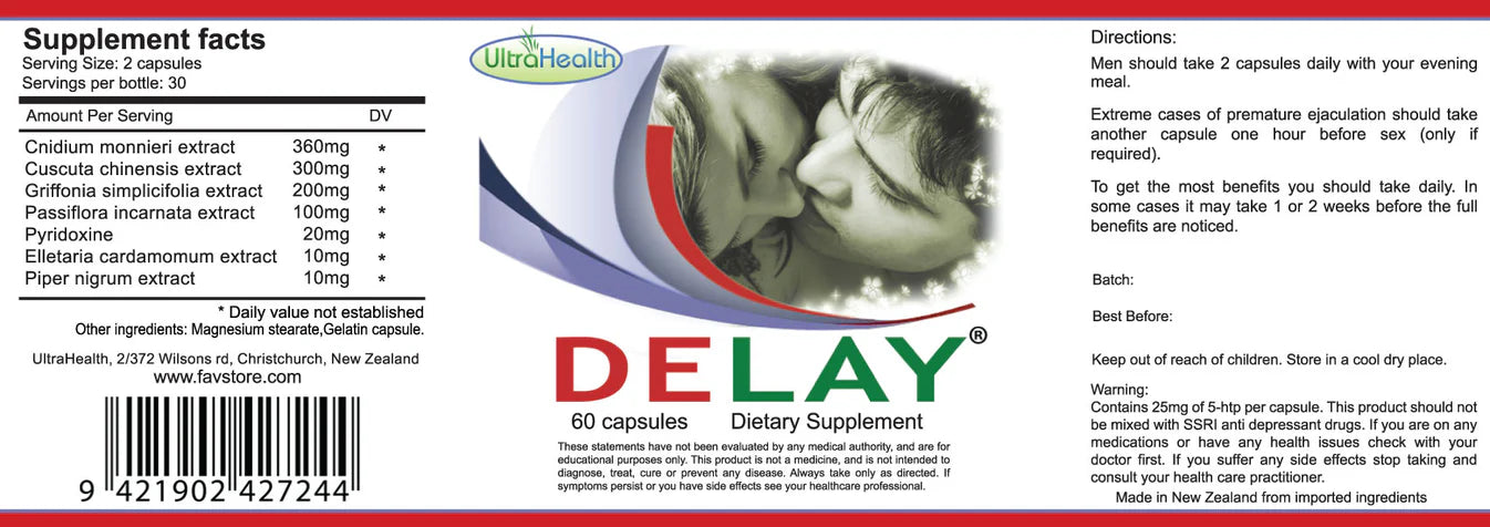 Delay - 60 Capsules