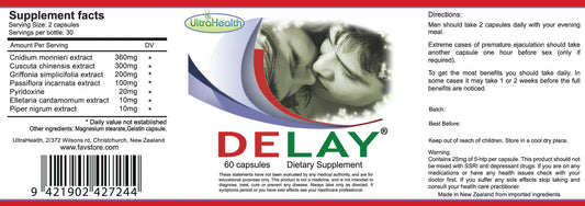 Delay - 60 Capsules