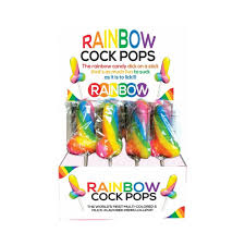 Rainbow cock pops
