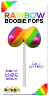 Rainbow Boobie Pops