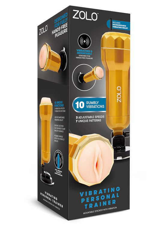 Zolo Vibrating Personal Trainer Mountable Stroker